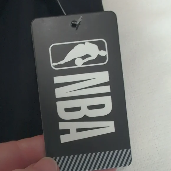 NBA Black Long Sleeve Tee with Crew Neck - Picture 6 of 11